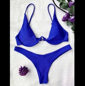 Zaful bikini blue